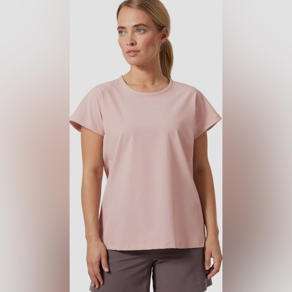 Helly Hansen HH Thalia Summer Top Pink Short Sleeve Activewear T-shirt Outdoor